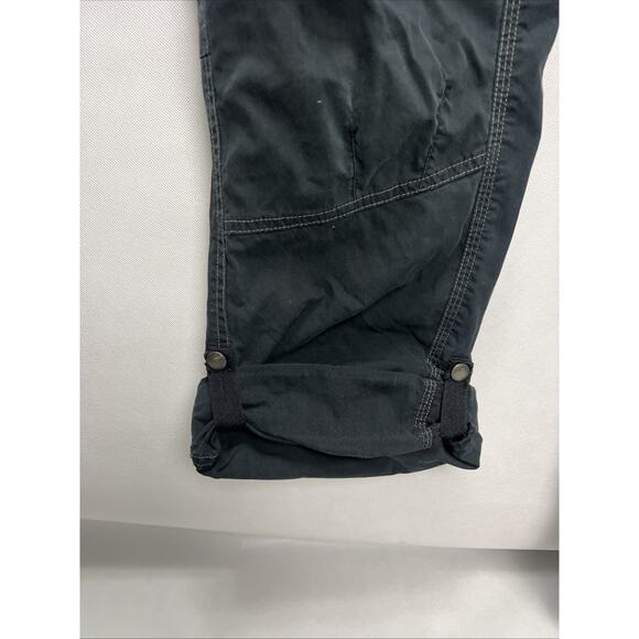 Kuhl Splash Roll Up Womens 6 Reg Black Hiking Cargo Camping Pants Gorpcore Sport - Picture 2 of 12
